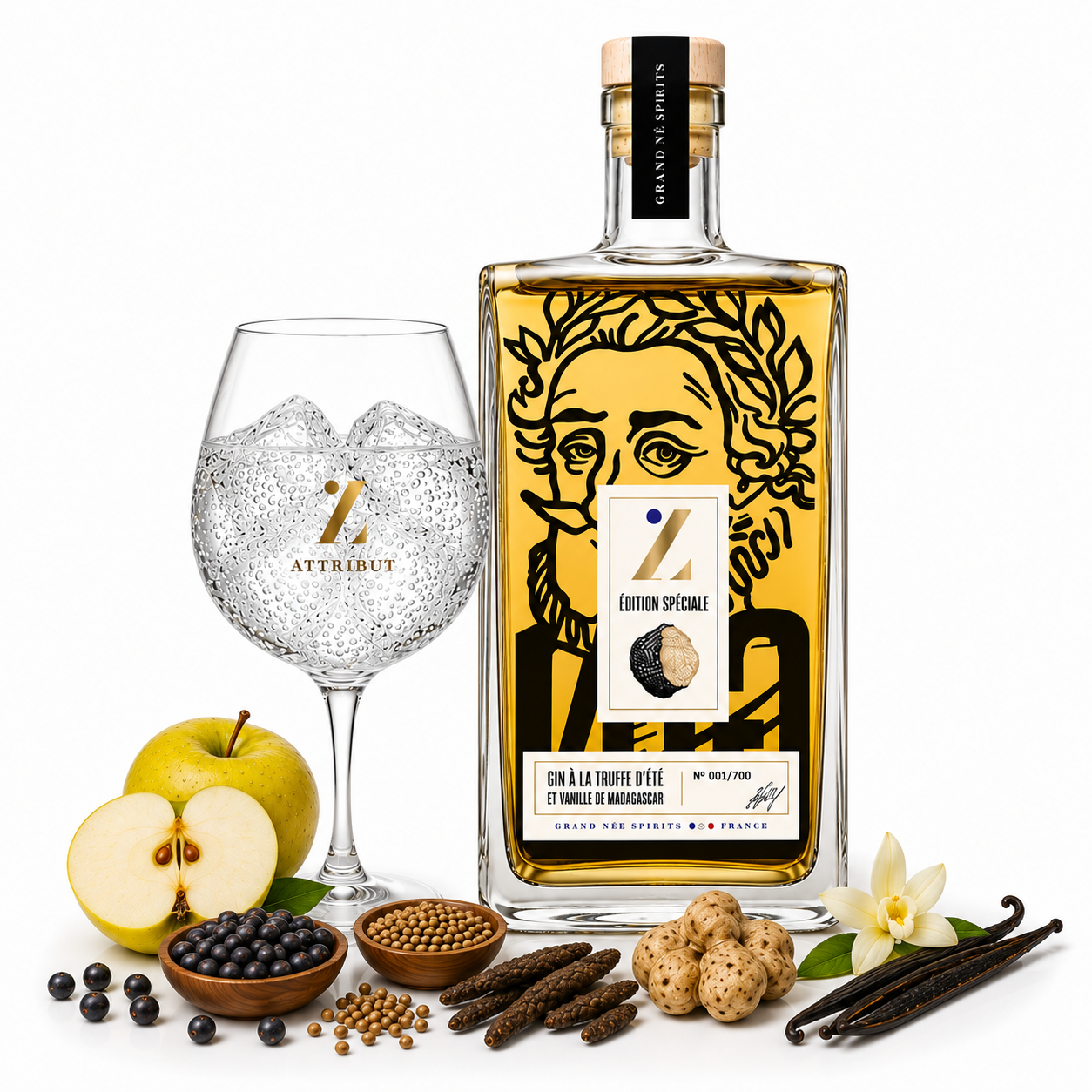 GIN TRUFFE D'ETE GD NEZ BIO 41% 50CL